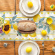 Lemon Pattern Table Runner